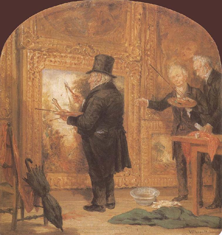 William Parrott Turner on Varnishing Day